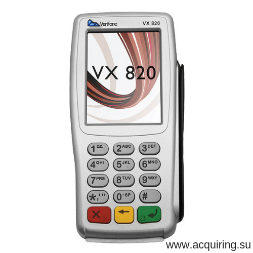 Банковский платежный терминал - пин пад Verifone VX820 под проект Прими Карту в Саратове